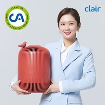 클레어 22년형)클레어 엠보싱헤파 필터 공기청정기 클레어K2 CA인증, 화이트 K003