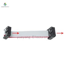 2.54mm 피치 FC IDC 커넥터 케이블 어셈블리 플랫 리본 케이블 배선 와이어-보드 마이크로 매치 lengeh 200, 02 Same direction_01 6P