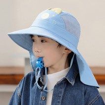 아동플랩캡 유아 수영모자 여름모자 메쉬 리틀베어