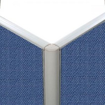 에스엔케이 파티션 45T 부속/안전각/마감바/사각바/색상OD(밝은회색)PVC, 45T 삼각바 높이 1500 PVC