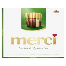 Merci 초콜릿 아몬드 크런치 모음 250g
