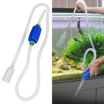 어항 수족관 열대어 애완용 수족관 물고기 탱크 진공 자갈 물 필터 클리너 사이펀 펌프 수동 클리너 펌프 안전 진공