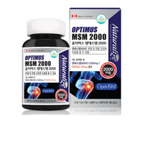캐나다 옵티MSM 2000 OptiMSM 연골 무릎 관절 영양제 MSM 엠에스엠, 9개, 60정
