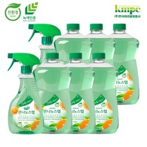 은나노스텝 시즌3 다용도 세정제 550ml 2개 + 리필용 1100ml 6개, 없음