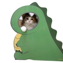 오케이펫코리아[COZYCAT] 공룡 스크래쳐 하우스형