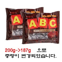 롯데 ABC초콜릿 200g x 2개 초콜릿