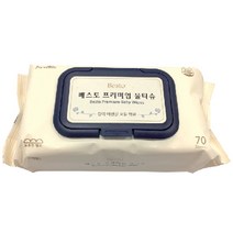 제이웨이브)베스토 프리미엄 물티슈 캡형(70매), 70매, 10팩