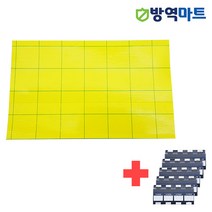 스카이에프 끈끈이 포충기 글루페이퍼 카트리지 종이패드 10매 + 바퀴트랩 5매, 스카이에프 글루페이퍼 카트리지