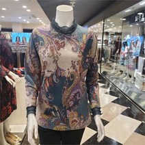 [세리아] NC05 나염 레이스블라우스 223504