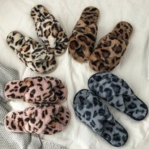 따듯한 호피 슬리퍼 겨울 털슬리퍼 사무실Y/NPD:YD2003Y +P1