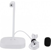 데스크탑 USB 마이크 전방향성 360도 픽업 심플한 구스넥 스타일의 컴퓨터 마이크 회의 회의용 원 버튼, 단일옵션, 단일옵션