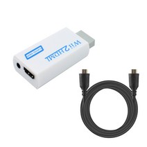 닌텐도 위 컨버터 Wii to HDMI 젠더 TV 연결 Wii2HDMI 선 게임기 케이블 포함