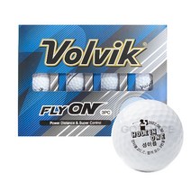 무료인쇄 볼빅 플라이온 3피스 3선 퍼팅라인 골프공 1더즌/홀인원 주문 제작, 볼빅 플라이온 3피스 1더즌