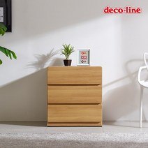 데코라인 끌라 600 3단 서랍장, 아카시아