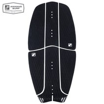 스킴보드 서핑보드 Ananas Surf Kitesurfboard 데크 카펫 패드 세트 Foilboard Wakesurf Skimboard EVA 미, 03 Black