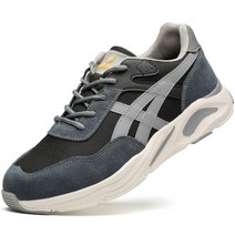 하절기안전화 경량하절기안전화 남자 메쉬 통풍신발남자 초경량 경량통풍 안전신발 안전관리용품 탑 남성 작업 부츠 파괴할 수 없는 안전 신발 남성 강철 발가락 신발 펑크 방지 작업