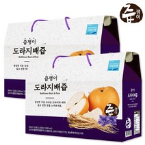 즙쟁이 도라지 배즙 2박스 (60포입) 도라지배즙, 2400ml, 2개
