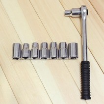 9p 복스알 세트 육각 렌치 소켓 드라이버 볼트 너트 작업 공구 자전거 자동차 현장