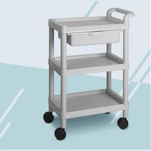 병원 의료용 응급처지 3단 이동 핸드카 저소음 의약품운반카 투약카트, CART-101D