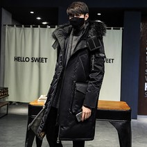 남성 구스 롱패딩 겨울 오리털 패딩 블랙프라이데이