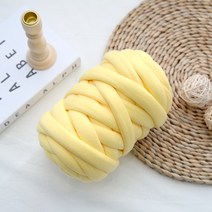 101도 패브릭얀 자이언트얀 가방만들기 점보얀 망고실 500g 1kg, 옐로우(FB6)