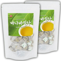 100% 바나바잎차 바나바입차 바다바잎차 40대 50대 70대 중장년 시니어 할아버지 할머니, 2팩