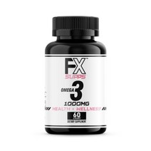 fx는 오메가-3 1000mg(60 소프트젤)을 공급합니다 | 남성과 여성을 위한 생선 기름 보충제 | epa dha 및 기타 필수 지방산 함유 | 관절 두뇌 능력 및 심장