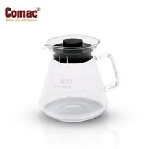 Comac 커피서버 400ml - G4 커피포트/유리주전자/드립서버/핸드드립/드립용품/커피용품, 코맥 커피서버 400ml (G4)/커피
