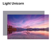 월드컵 대형 빔프로젝터 천 스크린 light unicorn 고휘도 반사 프로젝터 스크린 60 72 84 100 120 130 inches 16:9 fabric cloth for, 60인치