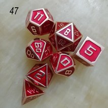 휴대용게임기 가정용 미니 옛날 고전 레트로 게임기 Rpg 주사위 다면체 세트 금속 dnd 게임 d20 10 8 12, 06 47