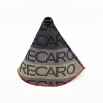 유니버설 jdm 신부 스타일 RECARO 하이퍼 패브릭 쉬프터 부팅 시프트 노브 커버 칼라 레드 스티칭