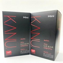 탕비실 비품 노가다 커피 믹스 카누 다크 로스트 미니 150T 5+1 구성 6개, 단품, 단품