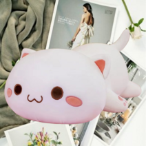 conghao 고양이 바디필로우 성인애착인형, 왕눈화이트