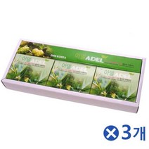 cnm_2366 노니함유 아델비누 3개입x3개 욕실비누 여성미용비누 샤워비누 세숫비누 화장실비누 남성미용비누 일반비누, 영샵◇상품선택◇