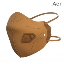 특급 방진마스크 석면 철거 해체 아에르 프로Q Q300S 접이식 분진 마스크 브라운 1매