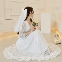 미카도 실크 드레스 본식 오간자 이부 브라이덜샤워 친구 졸업사진 셀프웨딩드레스구입 돌잔치