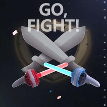 오큘러스 퀘스트 2 용 광선검 핸들 듀얼 롱 스틱 VR 비트 세이버 게임 액세서리 리듬 컨트롤러 라이트, 한개옵션0