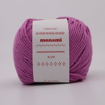 모나미실 monami 여러가지 색상의 부드러운 면사 가방 소품 인형뜨기 면100%, 009