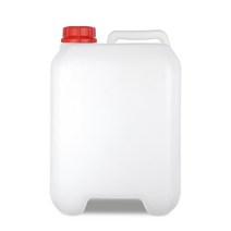 플라포유 HDPE 용기 12L/15kg 각 말통 - 반투명 [5개입], 백색