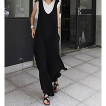 와이드바지 점프 수트LD1305
