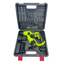 뿌레카 함마 드릴 해머 850W Electric Hammer Drill Brushless Lithium-Ion Battery Rechargeable Impact H, 01 green