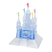 3D 크리스탈 입체 퍼즐 성 (블루)