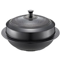 PN풍년 가매 세라믹 인덕션 가마솥, 블랙, 24cm