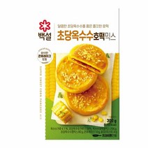 CJ 수제호떡 대표간식 쫄깃함 백설 초당옥수수호떡믹스 300g 아이간식, 4개