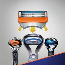 질레트 퓨전 호환용 면도날 면도기날 5중날. 4개입 8개입, 1팩