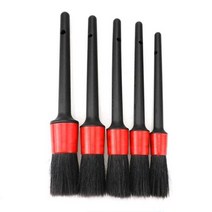 카샴푸 프리워시 세차 폼랜스 5개 Car Cleaning Brushes Auto Detailing Brush 세트 Air Outlet Panel Tools Detail durabl, 5 piece set, Silky