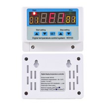 신상품 국민 LED 디지털 온도 조절기 30A/AC110-220V 센서 지능형 난방 냉각 제어 시스템, 02 10A DC24V