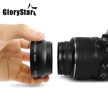 망원렌즈 GloryStar 58MM 0.45x 와이드 앵글 + 캐논 EOS 350D/ 400D/ 450D/ 500D/ 1000D/ 550D/ 600D/ 1100D 용 매크로 Ni, 단일옵션