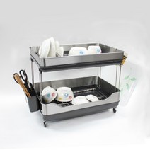 HOMME OBJECT 프라임 프리미엄 2단 식기건조대 스텐식기건조대 그릇건조대