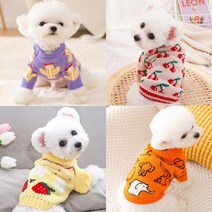 강아지 고양이 스웨터 캐릭터 니트 모음, 레몬